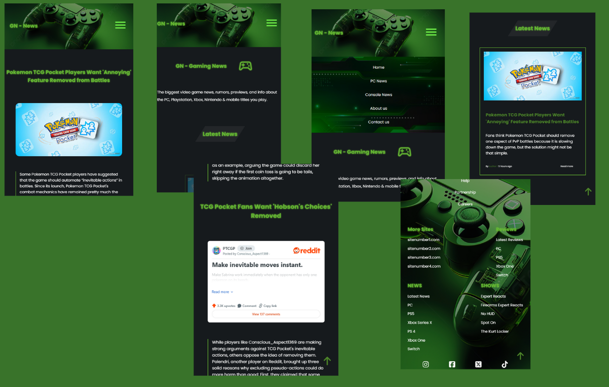 website screenshot